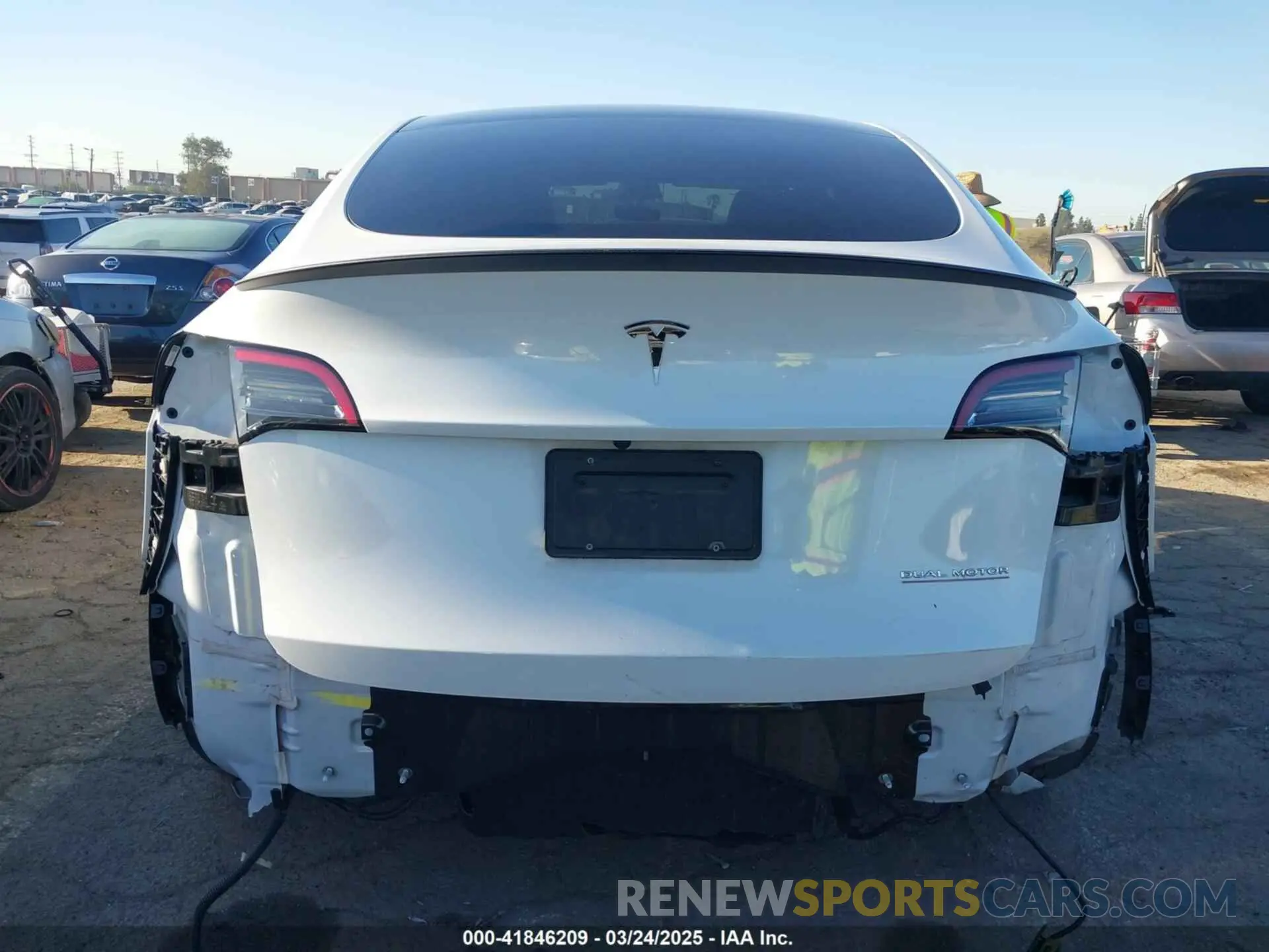17 Фотография поврежденного автомобиля 7SAYGDEFXNF488274 TESLA MODEL Y 2022