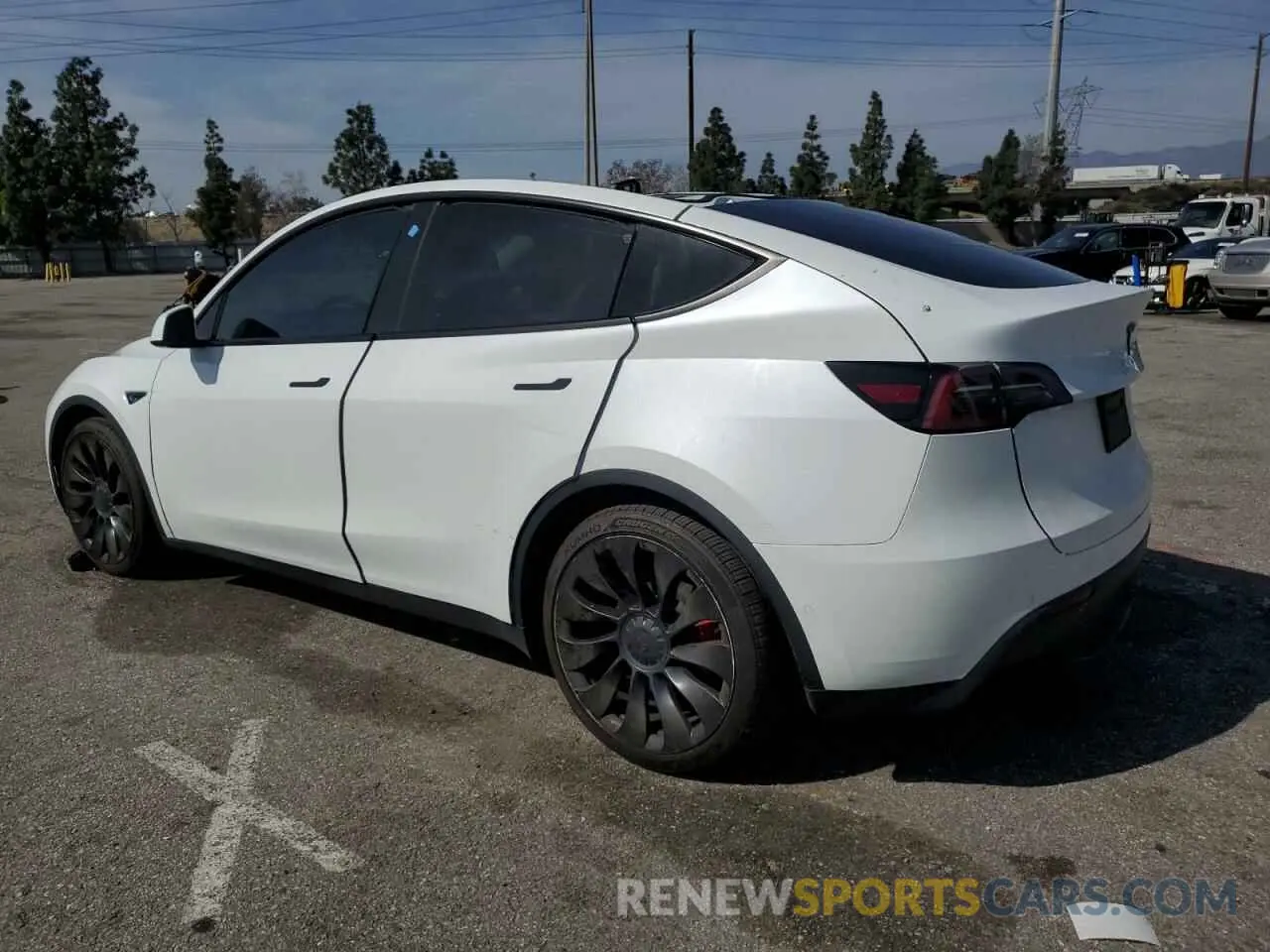 2 Фотография поврежденного автомобиля 7SAYGDEFXNF490381 TESLA MODEL Y 2022