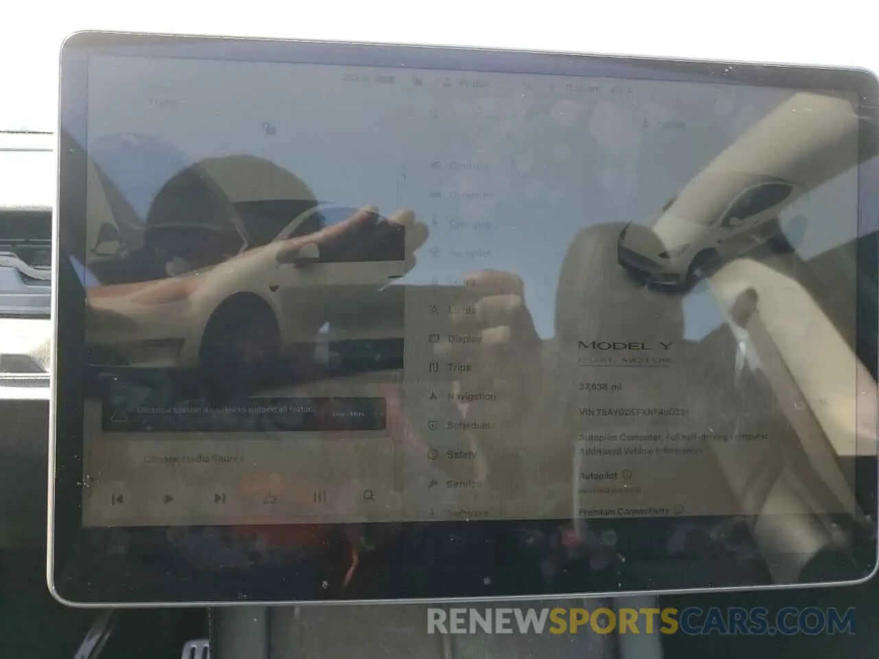 9 Фотография поврежденного автомобиля 7SAYGDEFXNF490381 TESLA MODEL Y 2022