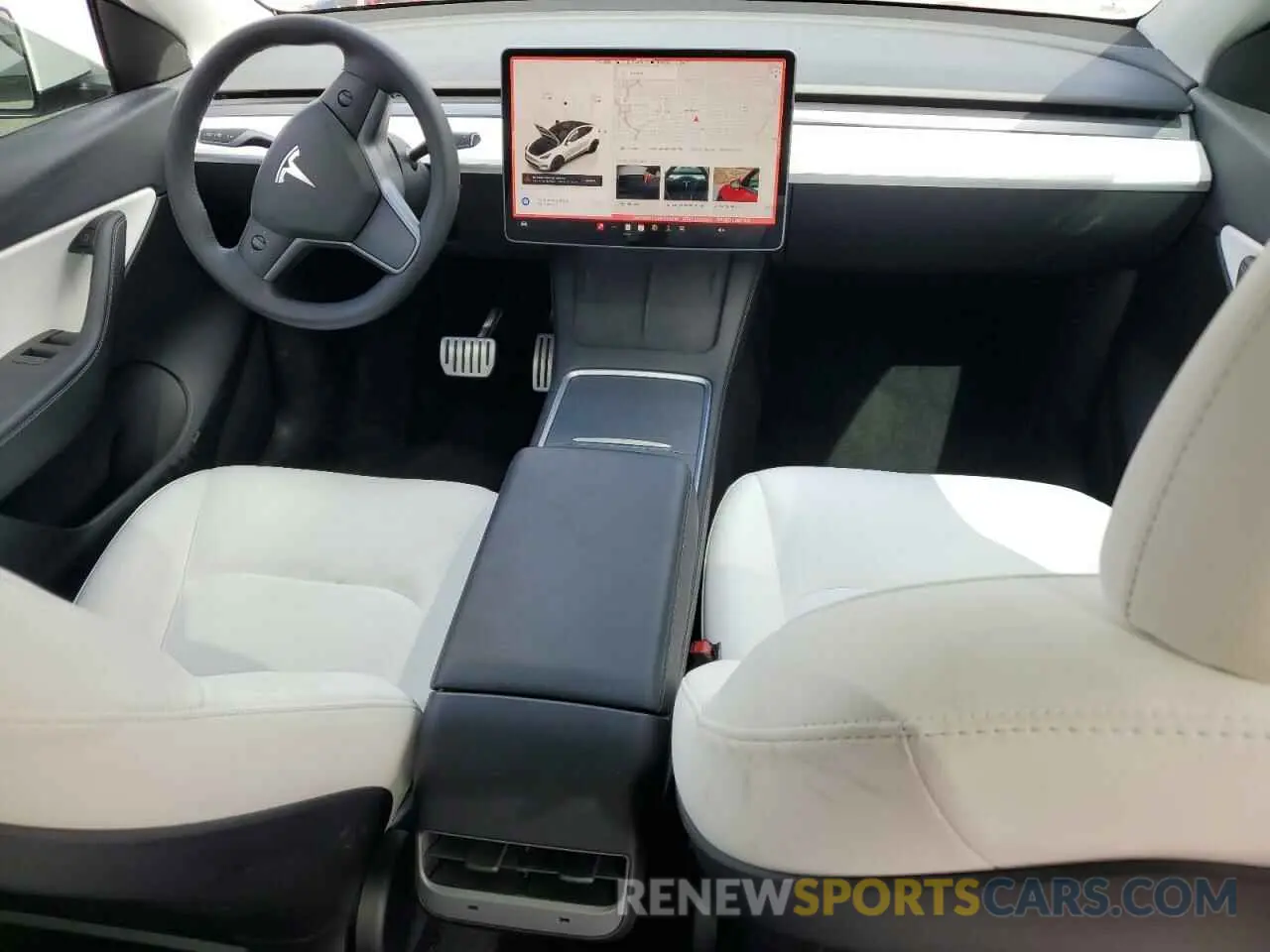 8 Photograph of a damaged car 7SAYGDEFXNF510418 TESLA MODEL Y 2022