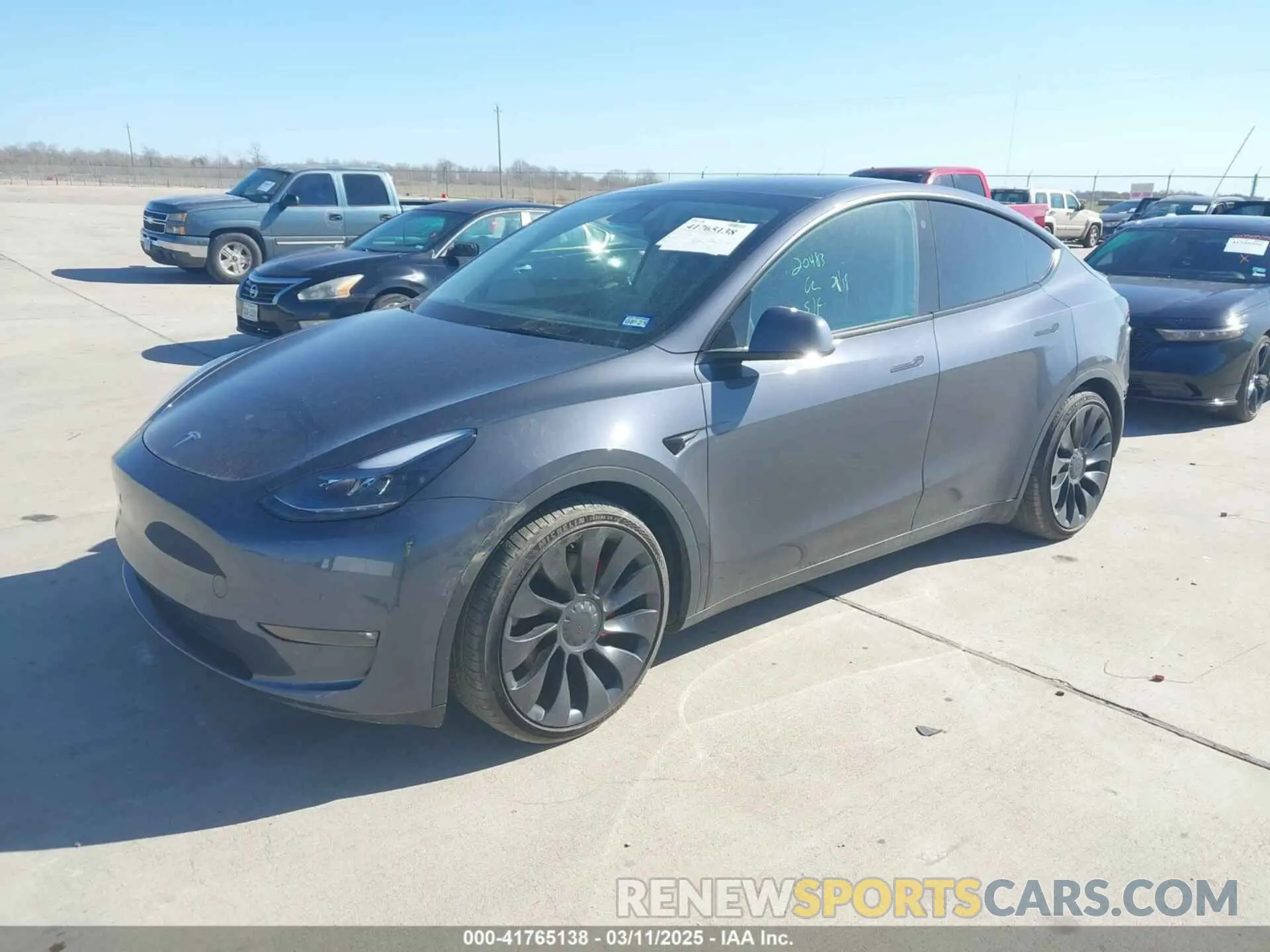 2 Photograph of a damaged car 7SAYGDEFXNF516963 TESLA MODEL Y 2022
