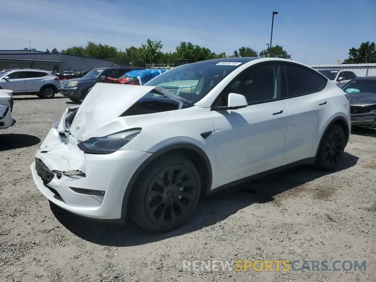 1 Photograph of a damaged car 7SAYGAEE0PF668825 TESLA MODEL Y 2023