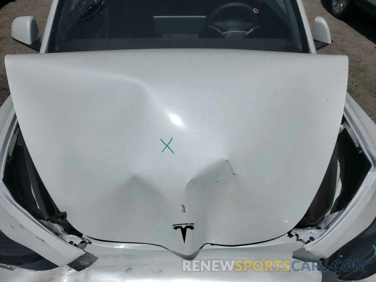 12 Photograph of a damaged car 7SAYGAEE0PF668825 TESLA MODEL Y 2023