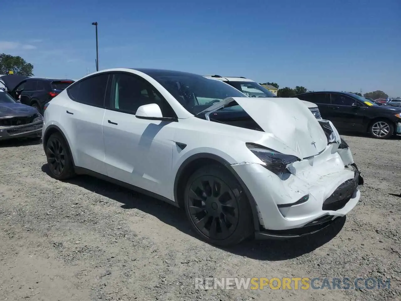 4 Photograph of a damaged car 7SAYGAEE0PF668825 TESLA MODEL Y 2023