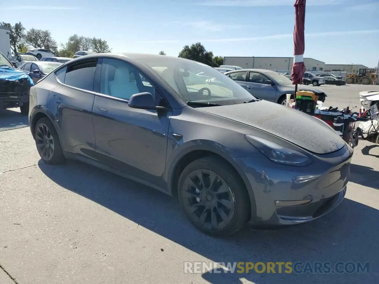 4 Фотография поврежденного автомобиля 7SAYGAEE0PF696057 TESLA MODEL Y 2023