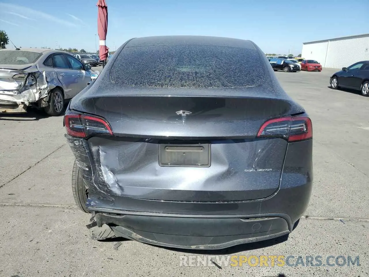 6 Фотография поврежденного автомобиля 7SAYGAEE0PF696057 TESLA MODEL Y 2023