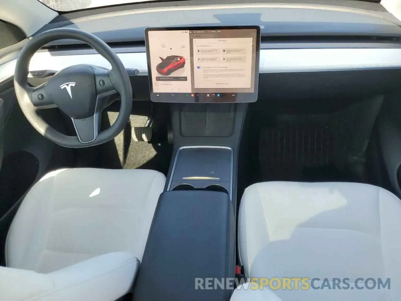 8 Фотография поврежденного автомобиля 7SAYGAEE0PF696057 TESLA MODEL Y 2023