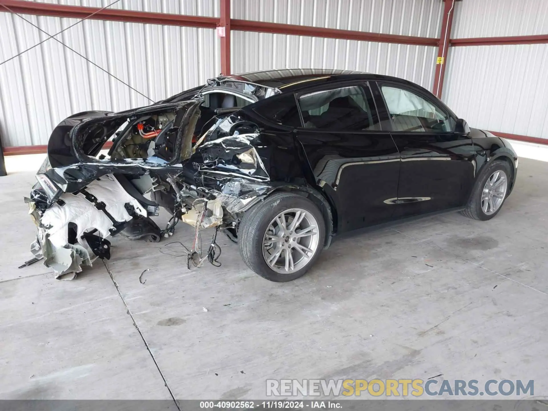 4 Фотография поврежденного автомобиля 7SAYGAEE0PF741157 TESLA MODEL Y 2023