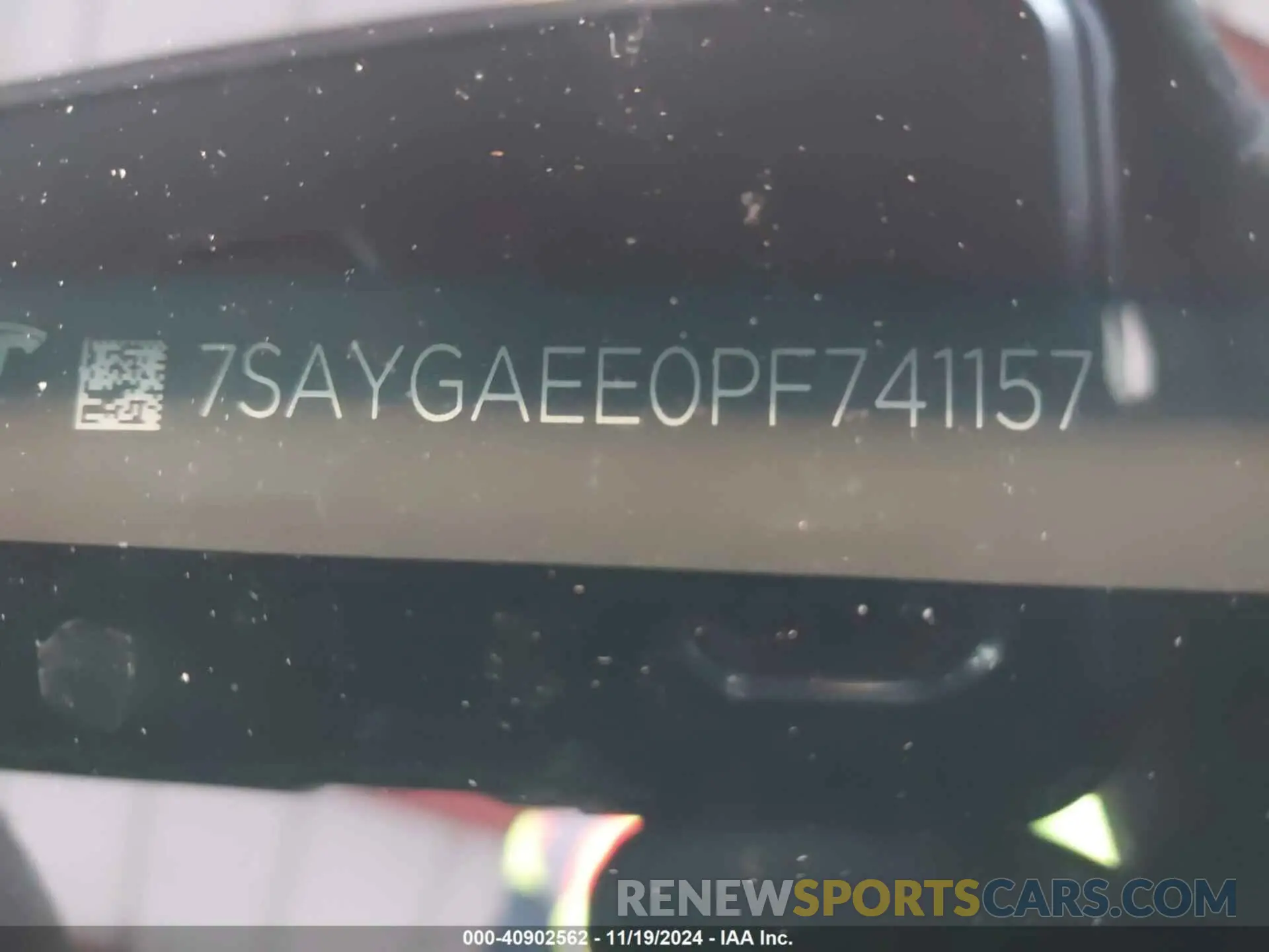 9 Фотография поврежденного автомобиля 7SAYGAEE0PF741157 TESLA MODEL Y 2023