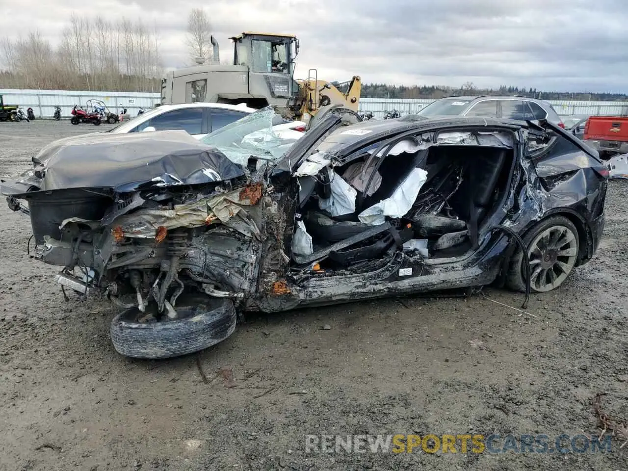 1 Фотография поврежденного автомобиля 7SAYGAEE0PF832185 TESLA MODEL Y 2023