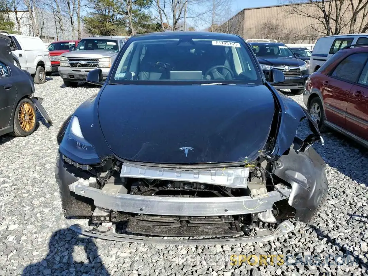 5 Photograph of a damaged car 7SAYGAEE0PF853019 TESLA MODEL Y 2023