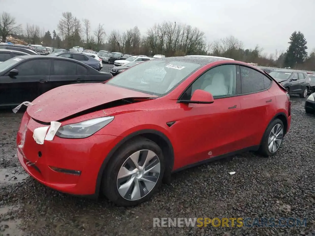 1 Photograph of a damaged car 7SAYGAEE0PF888028 TESLA MODEL Y 2023