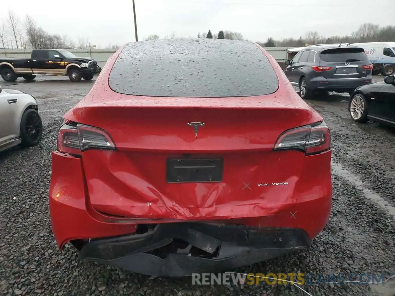 6 Photograph of a damaged car 7SAYGAEE0PF888028 TESLA MODEL Y 2023