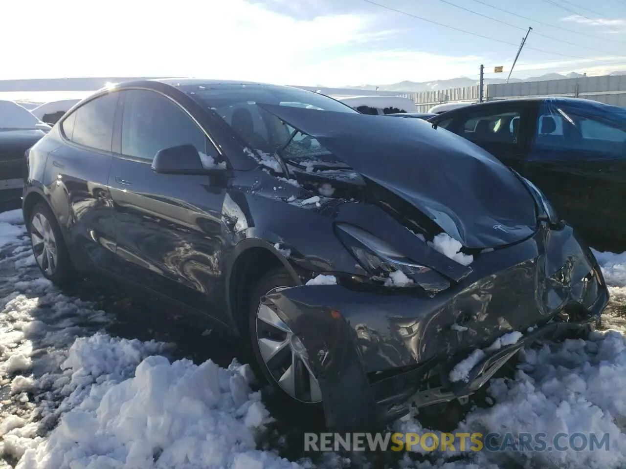 4 Photograph of a damaged car 7SAYGAEE1PF584643 TESLA MODEL Y 2023