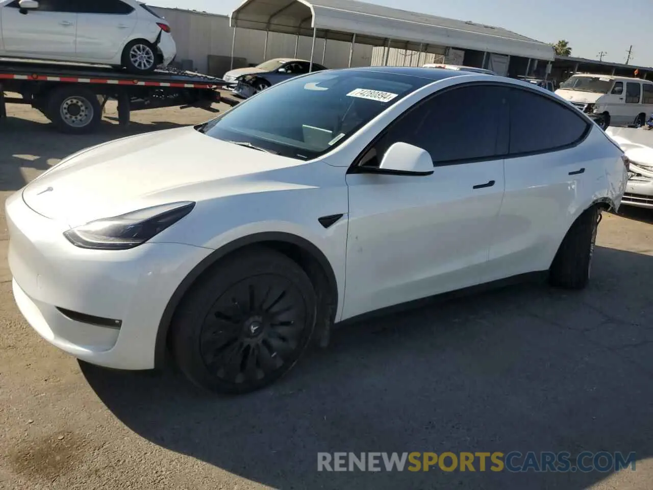 1 Photograph of a damaged car 7SAYGAEE1PF780517 TESLA MODEL Y 2023