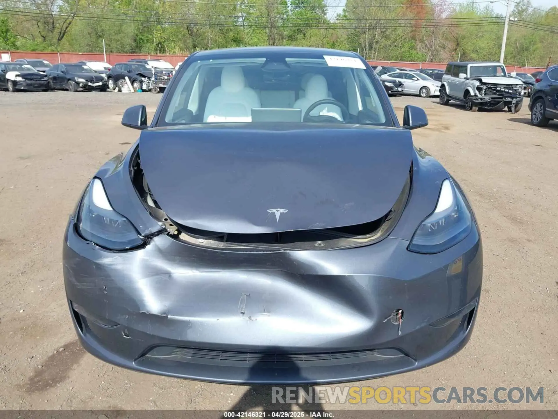 12 Фотография поврежденного автомобиля 7SAYGAEE1PF889267 TESLA MODEL Y 2023