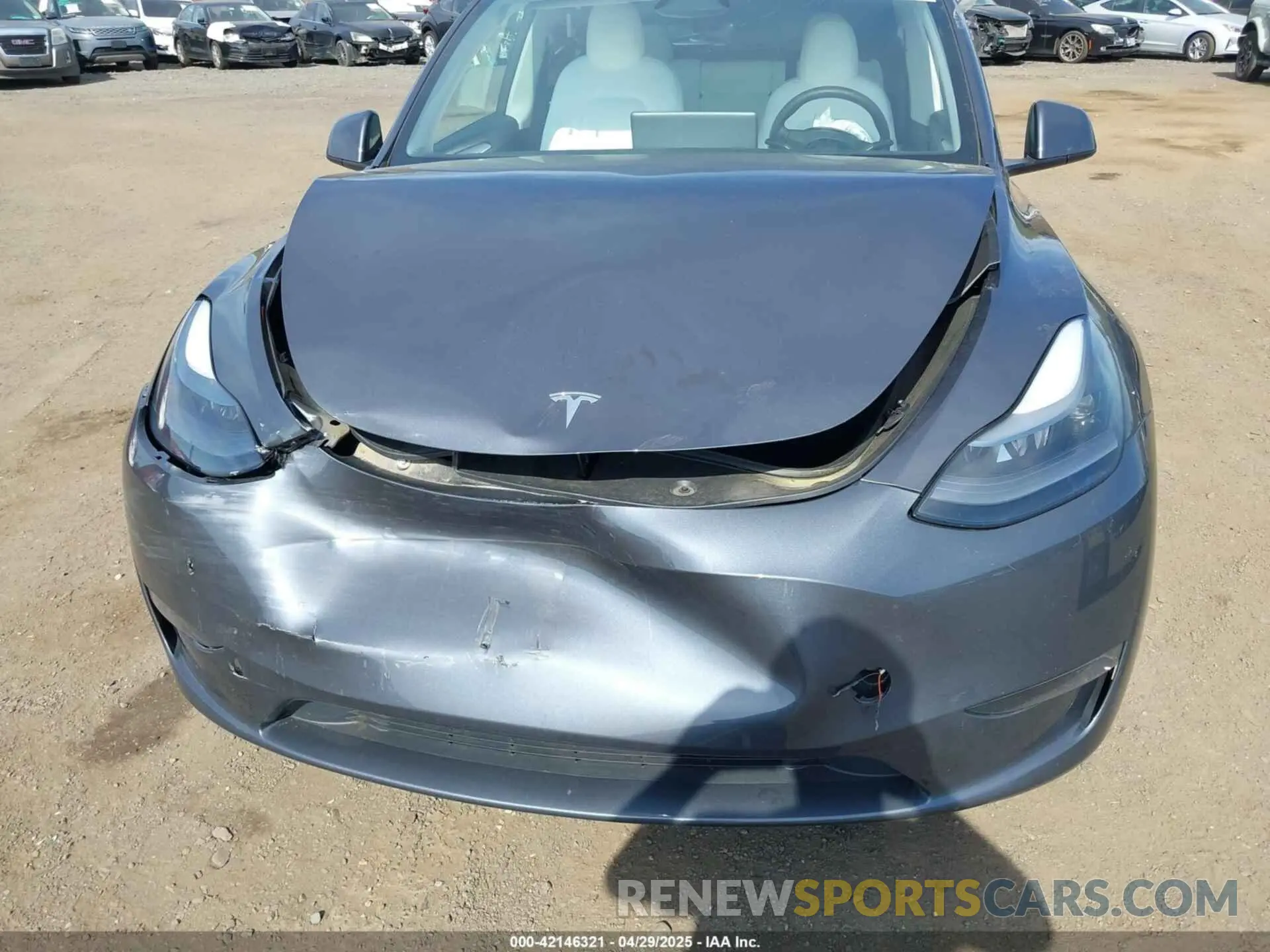 6 Фотография поврежденного автомобиля 7SAYGAEE1PF889267 TESLA MODEL Y 2023