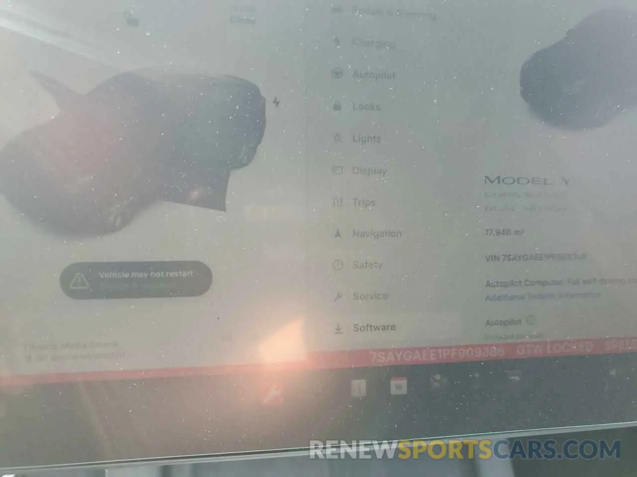 9 Photograph of a damaged car 7SAYGAEE1PF909386 TESLA MODEL Y 2023