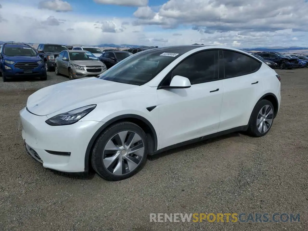 1 Фотография поврежденного автомобиля 7SAYGAEE2PF584621 TESLA MODEL Y 2023