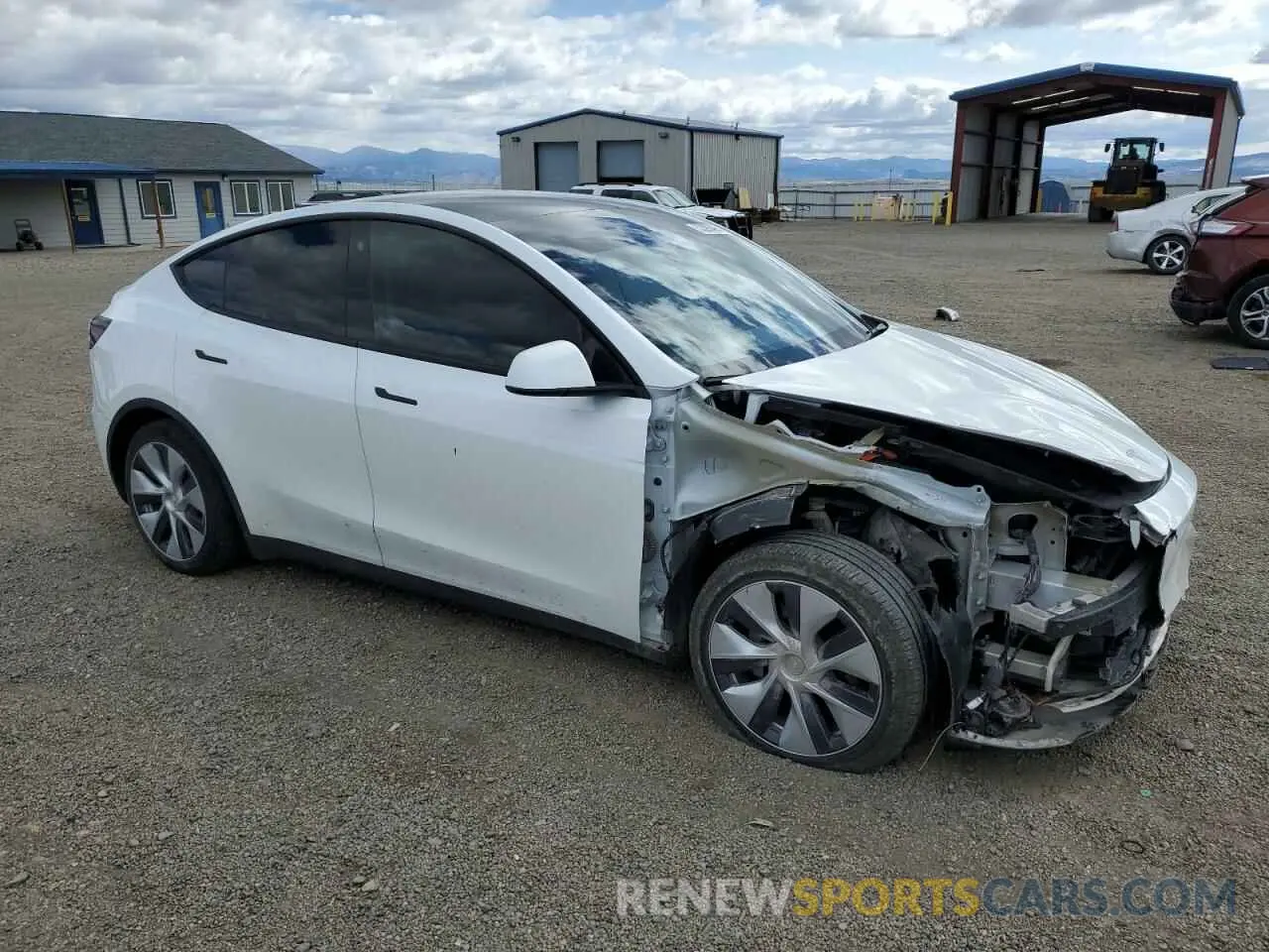 4 Фотография поврежденного автомобиля 7SAYGAEE2PF584621 TESLA MODEL Y 2023