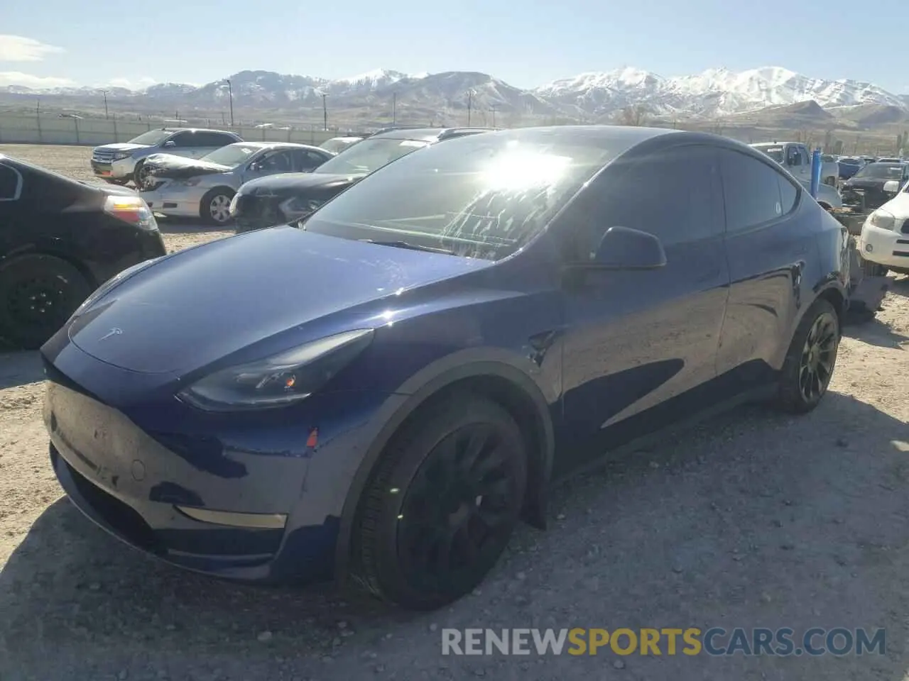 1 Фотография поврежденного автомобиля 7SAYGAEE2PF855113 TESLA MODEL Y 2023
