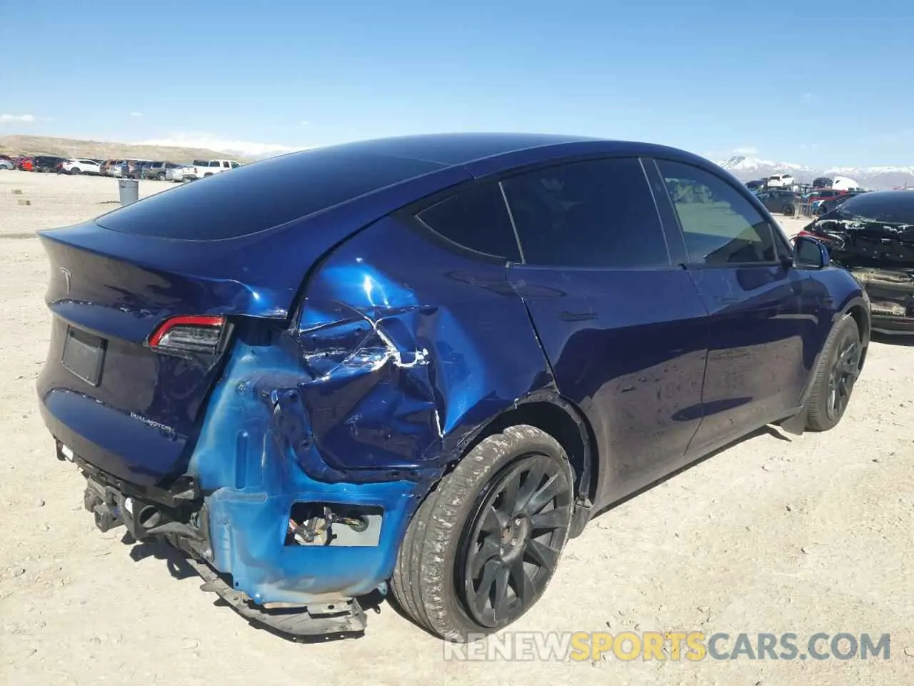 3 Фотография поврежденного автомобиля 7SAYGAEE2PF855113 TESLA MODEL Y 2023