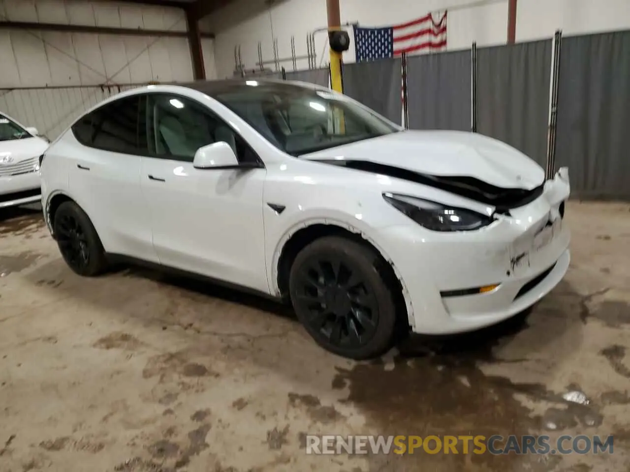 4 Фотография поврежденного автомобиля 7SAYGAEE2PF873577 TESLA MODEL Y 2023
