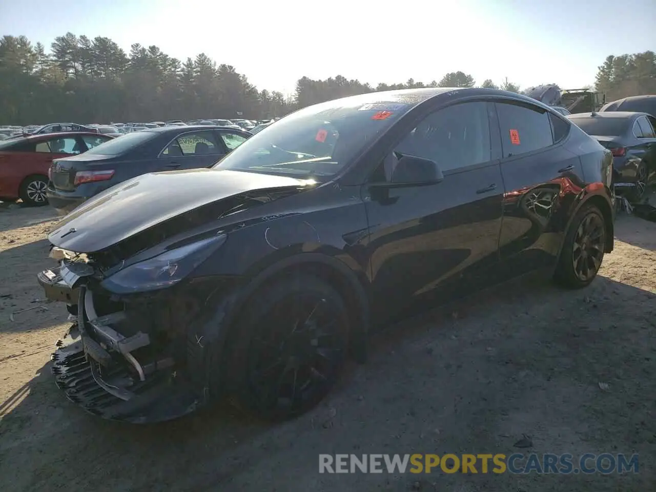 1 Photograph of a damaged car 7SAYGAEE2PF928254 TESLA MODEL Y 2023