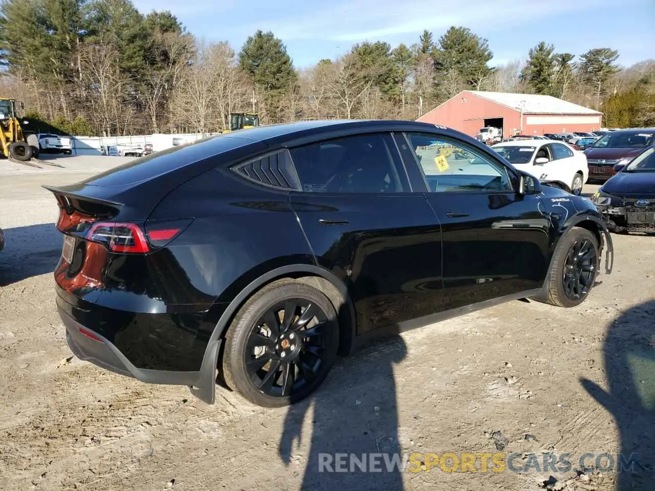 3 Photograph of a damaged car 7SAYGAEE2PF928254 TESLA MODEL Y 2023