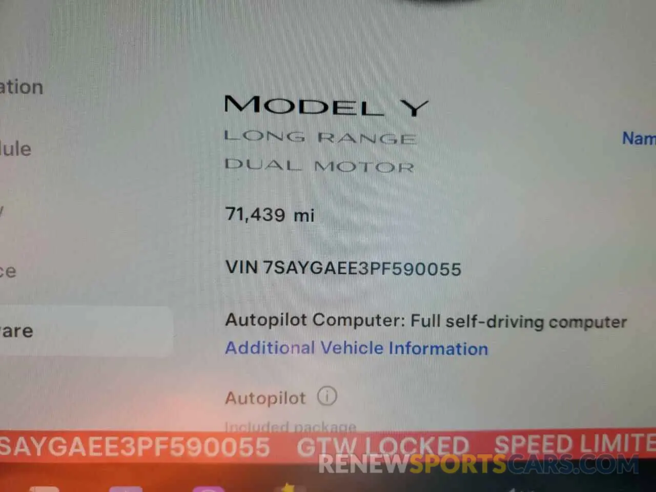 9 Photograph of a damaged car 7SAYGAEE3PF590055 TESLA MODEL Y 2023