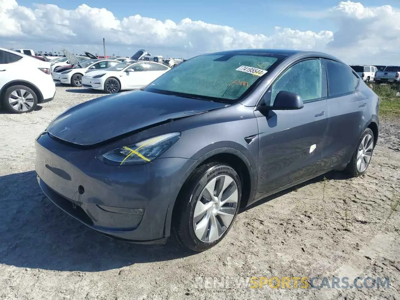 1 Photograph of a damaged car 7SAYGAEE3PF610563 TESLA MODEL Y 2023