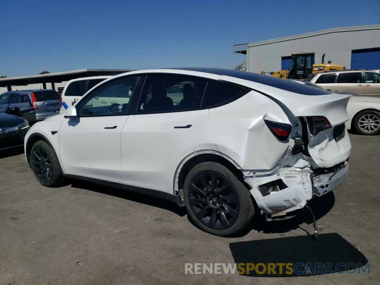 2 Photograph of a damaged car 7SAYGAEE3PF697235 TESLA MODEL Y 2023