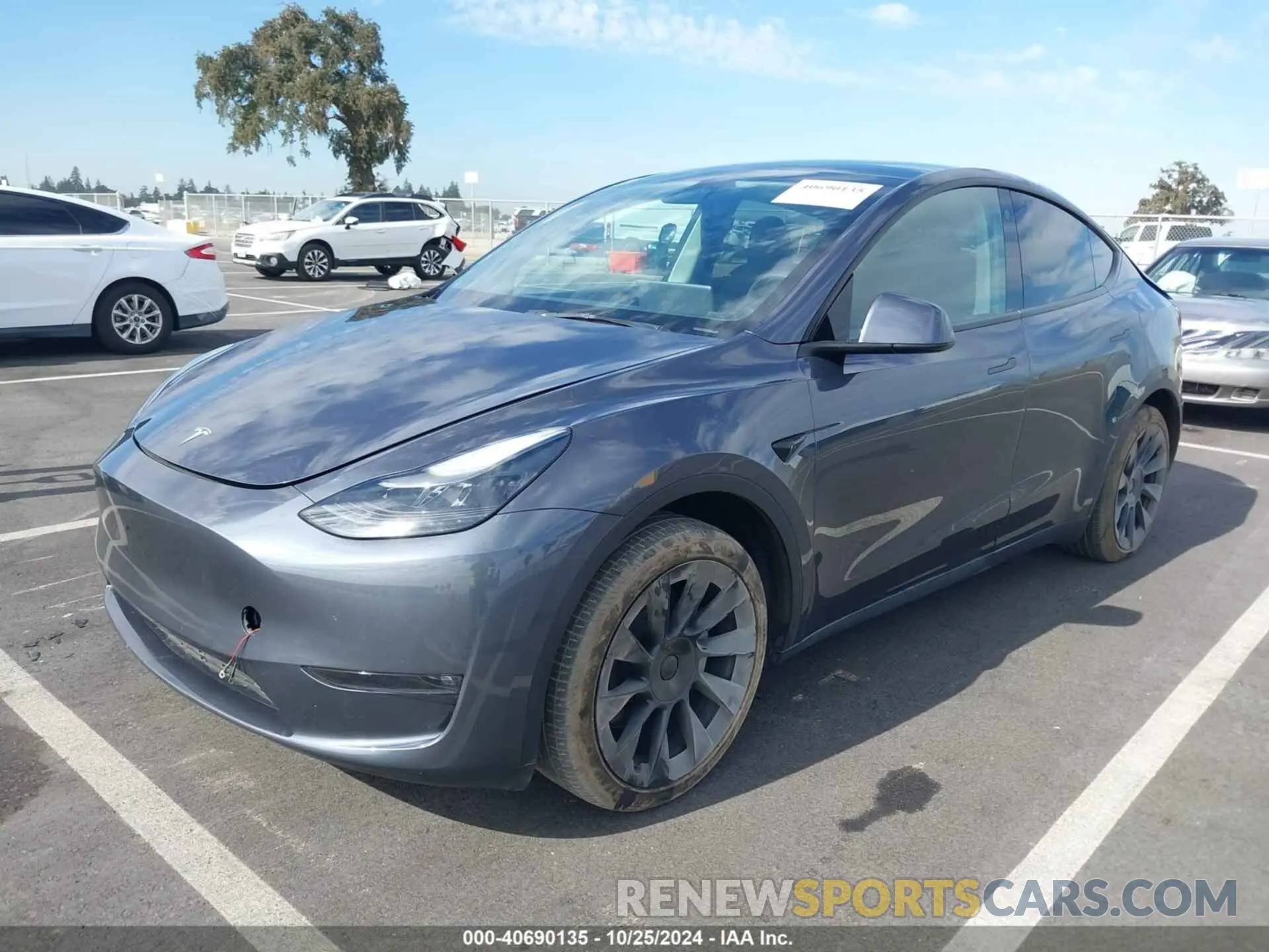 2 Photograph of a damaged car 7SAYGAEE3PF741833 TESLA MODEL Y 2023
