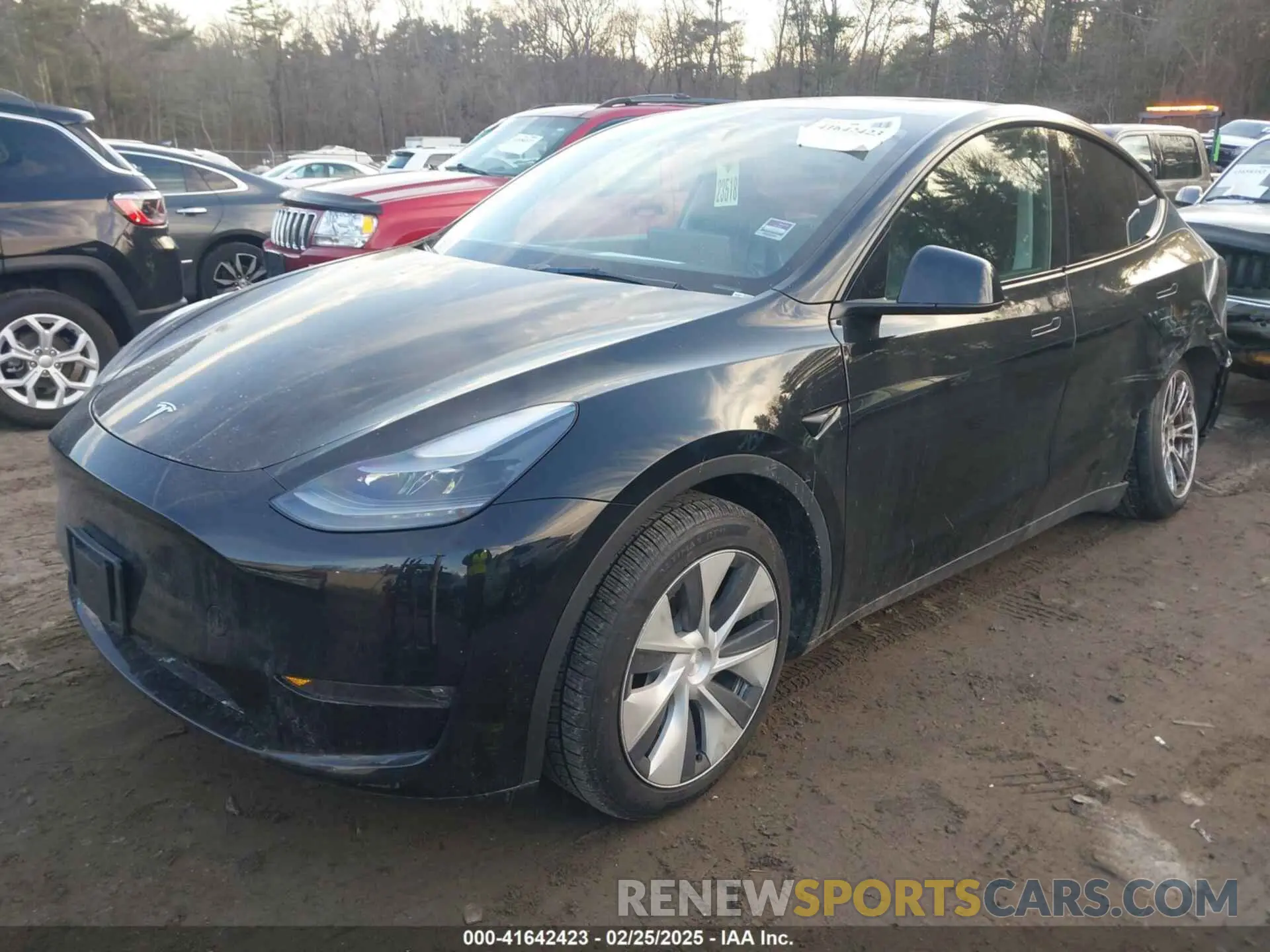 2 Photograph of a damaged car 7SAYGAEE3PF805711 TESLA MODEL Y 2023