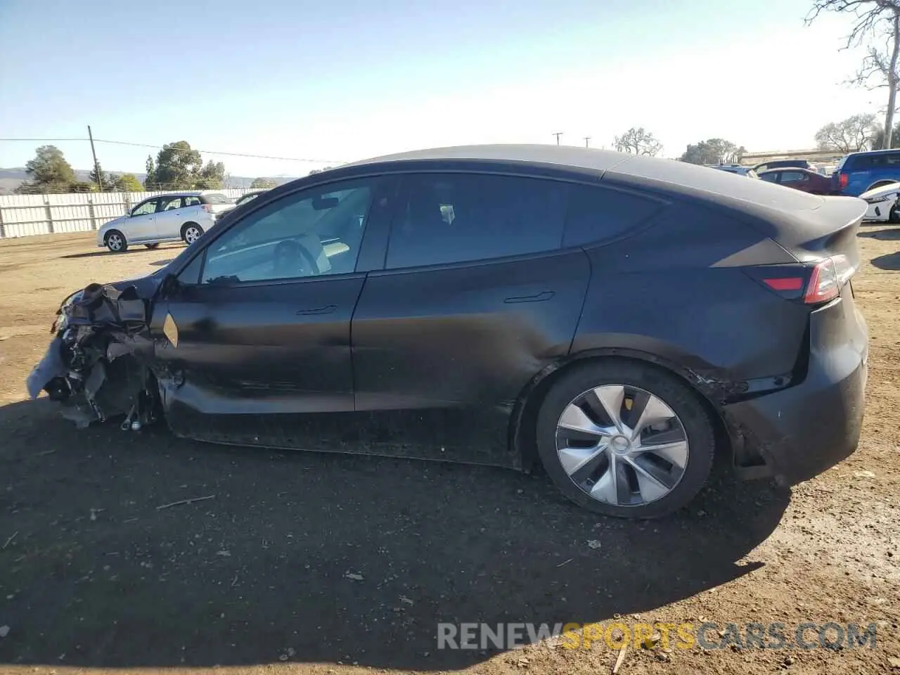 2 Фотография поврежденного автомобиля 7SAYGAEE3PF833458 TESLA MODEL Y 2023