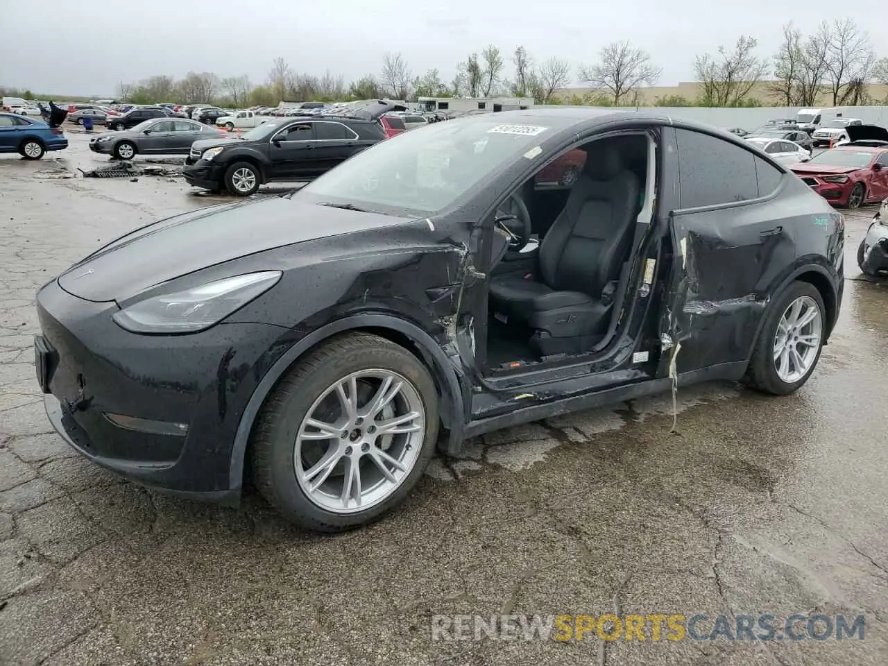 1 Фотография поврежденного автомобиля 7SAYGAEE3PF840801 TESLA MODEL Y 2023