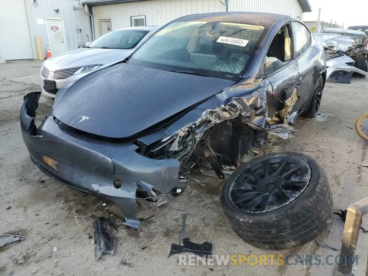 1 Photograph of a damaged car 7SAYGAEE3PF849918 TESLA MODEL Y 2023