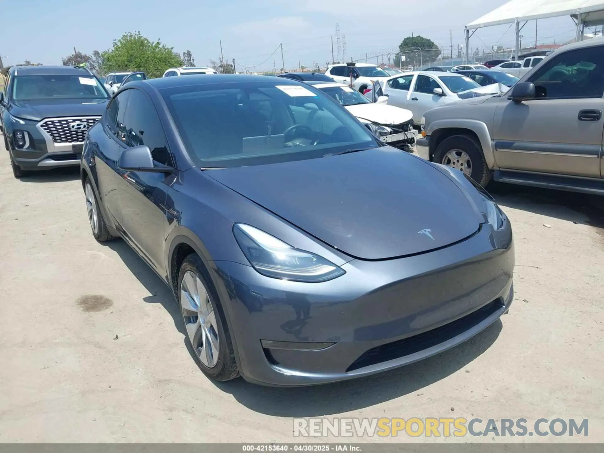 1 Фотография поврежденного автомобиля 7SAYGAEE3PF871904 TESLA MODEL Y 2023