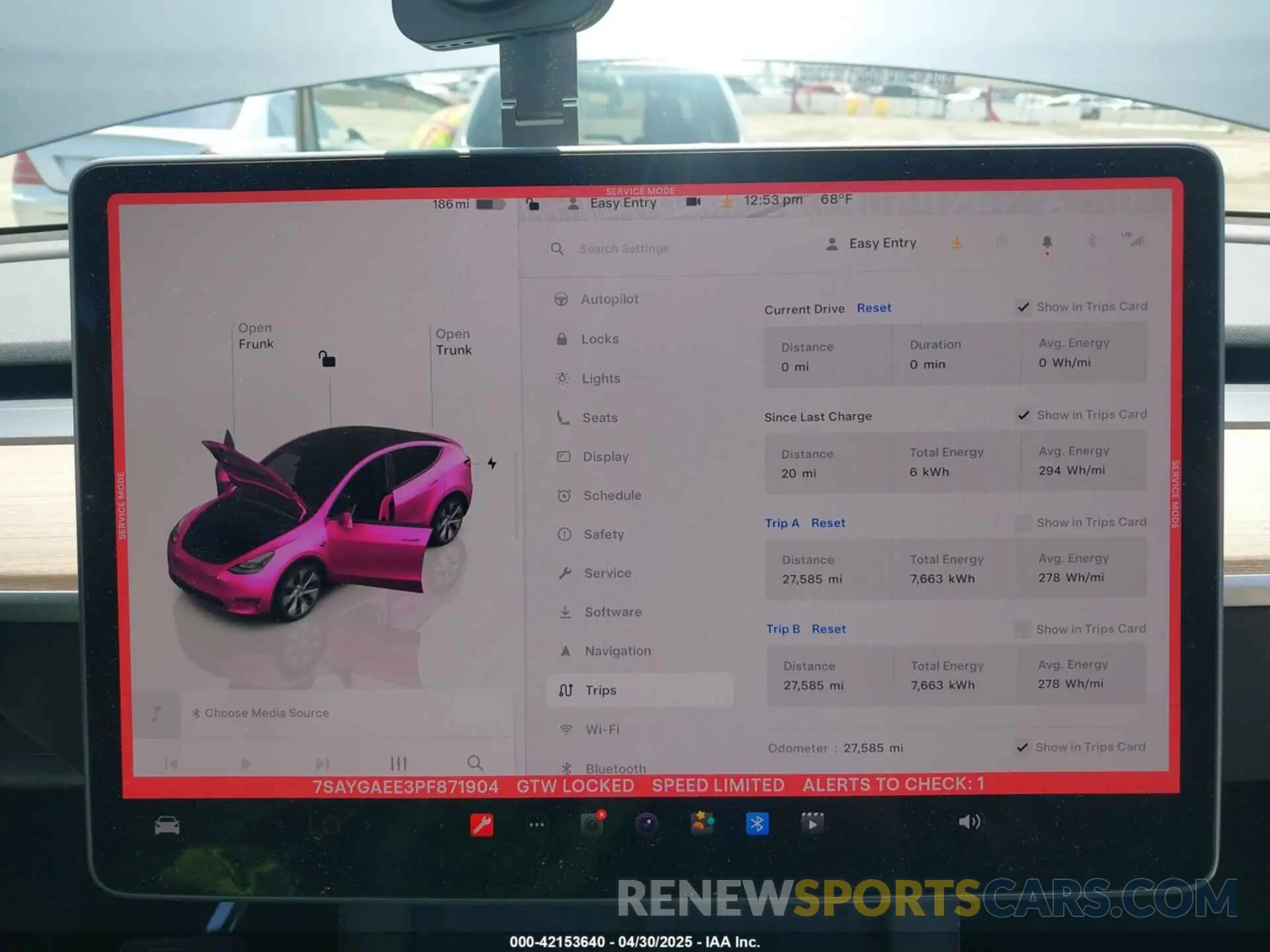 7 Фотография поврежденного автомобиля 7SAYGAEE3PF871904 TESLA MODEL Y 2023