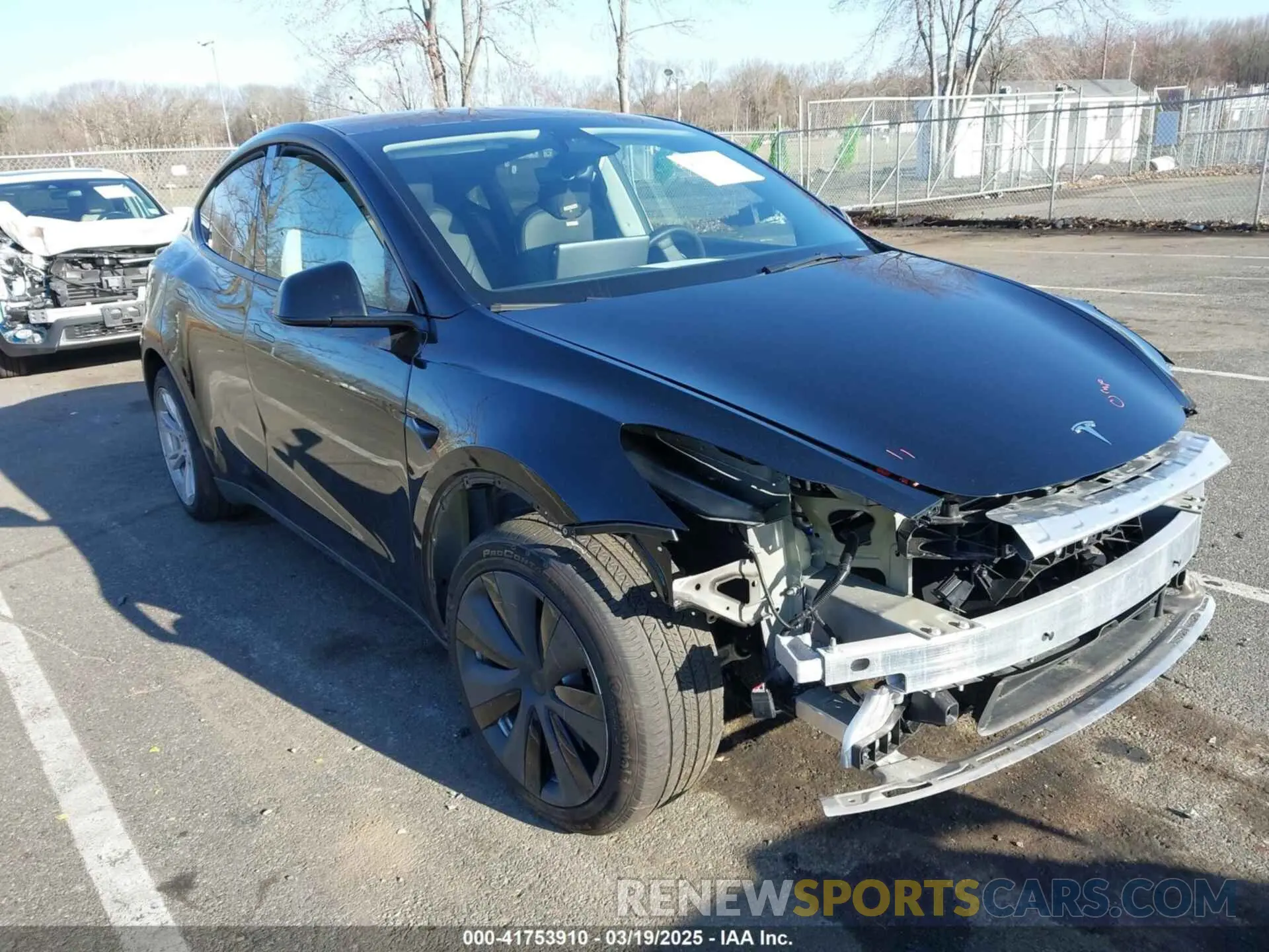 1 Photograph of a damaged car 7SAYGAEE3PF925928 TESLA MODEL Y 2023
