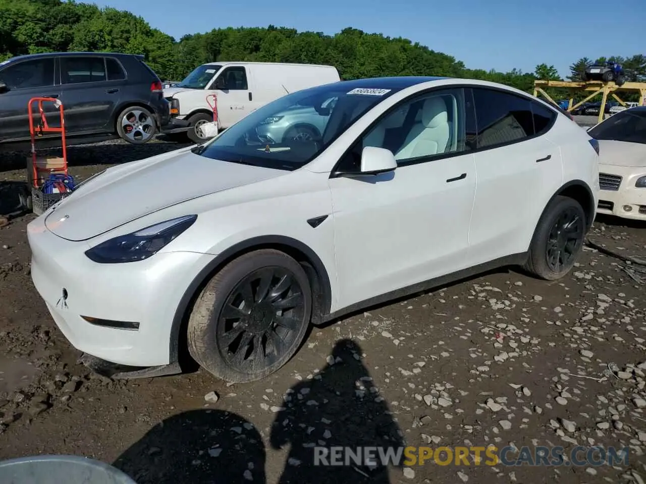 1 Photograph of a damaged car 7SAYGAEE3PF958542 TESLA MODEL Y 2023
