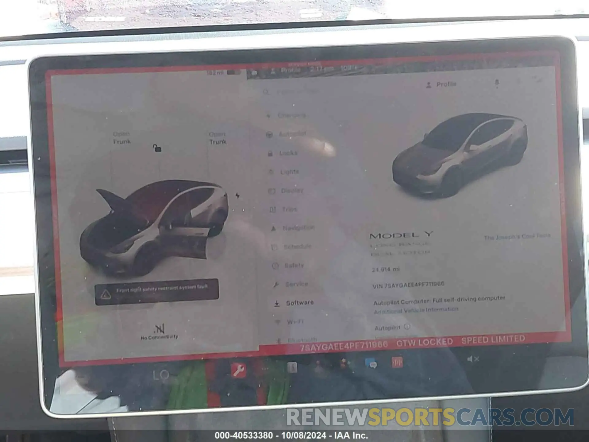 18 Фотография поврежденного автомобиля 7SAYGAEE4PF711966 TESLA MODEL Y 2023
