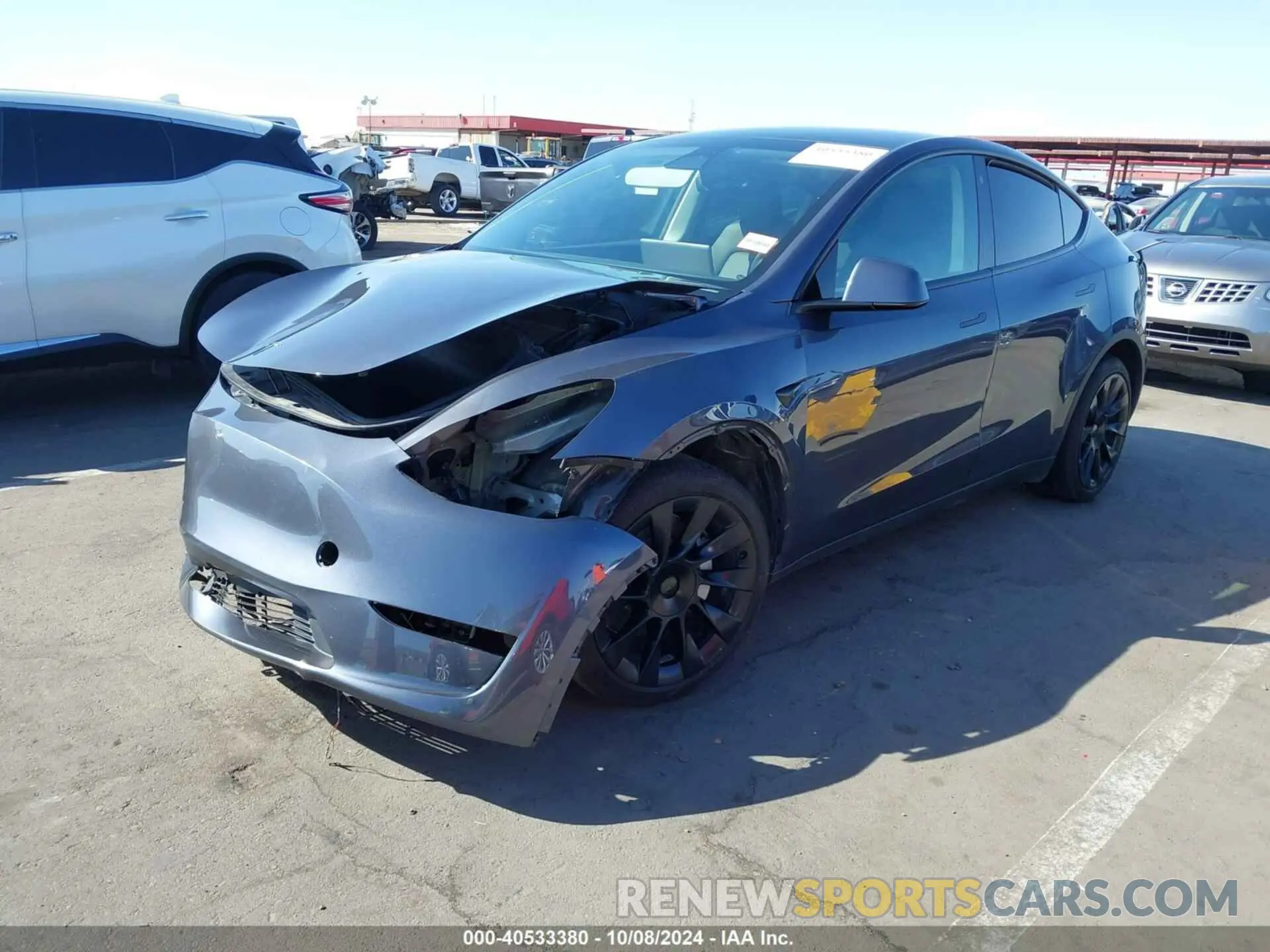 2 Фотография поврежденного автомобиля 7SAYGAEE4PF711966 TESLA MODEL Y 2023