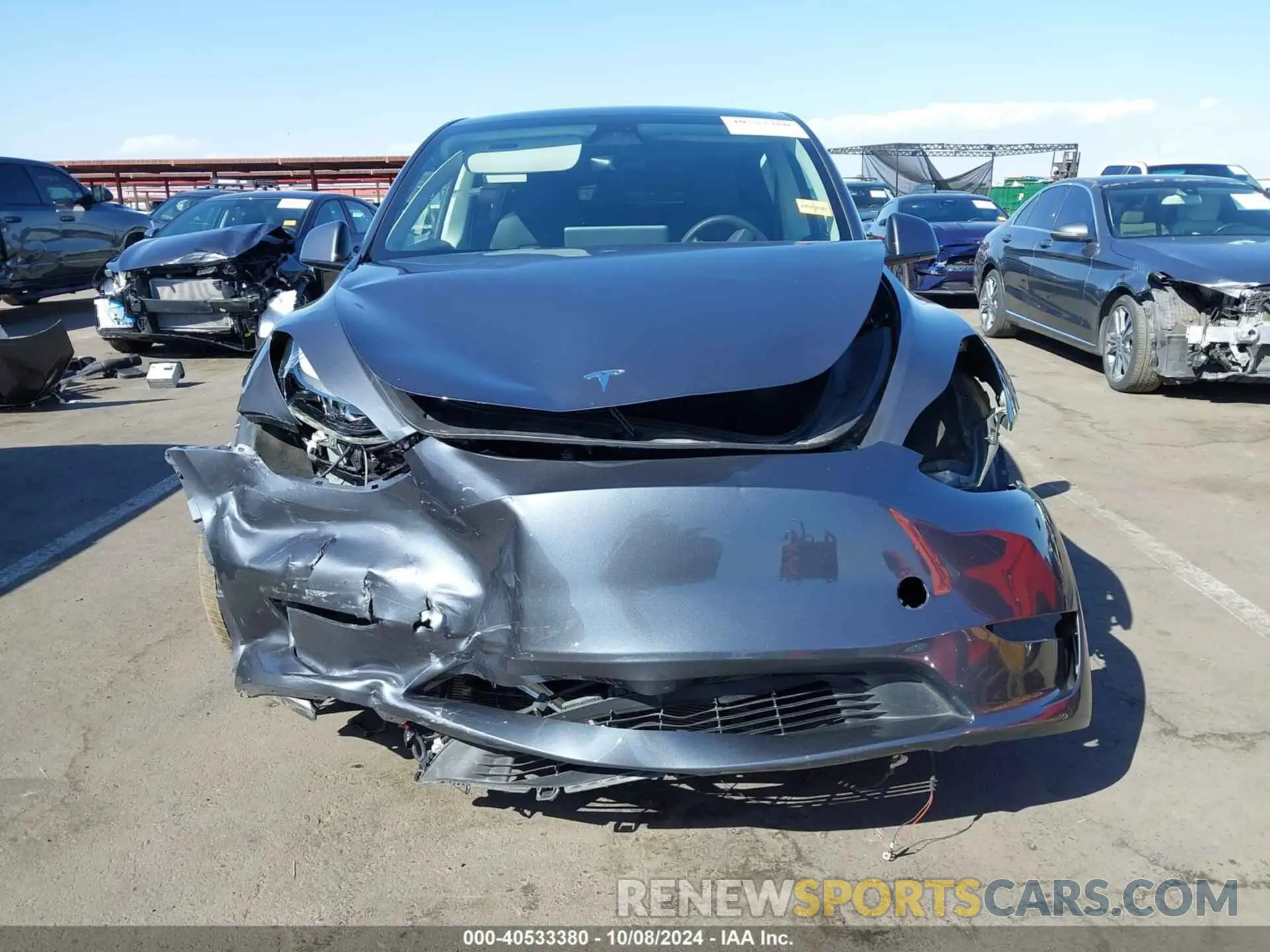 6 Фотография поврежденного автомобиля 7SAYGAEE4PF711966 TESLA MODEL Y 2023