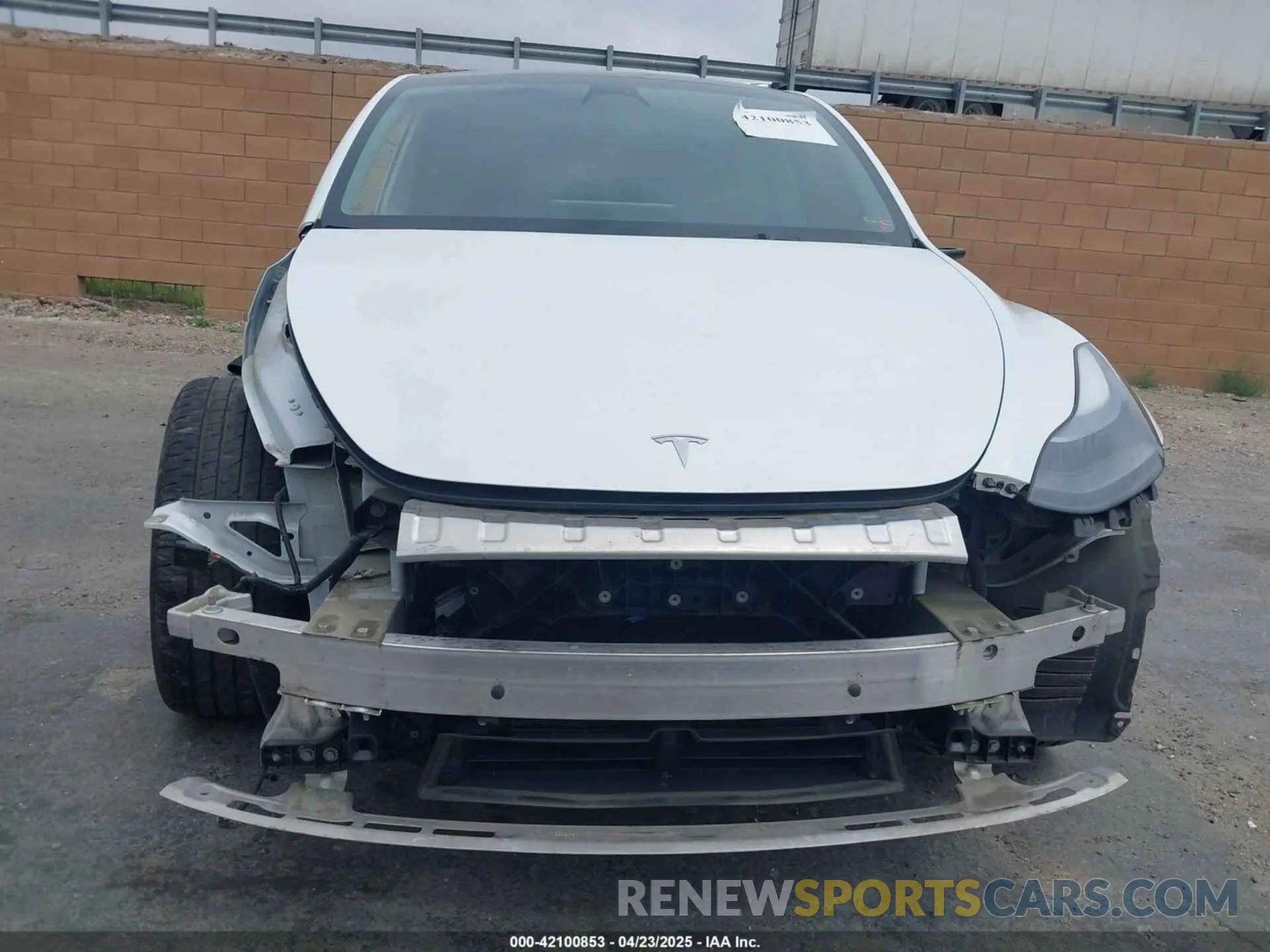 13 Фотография поврежденного автомобиля 7SAYGAEE4PF752629 TESLA MODEL Y 2023