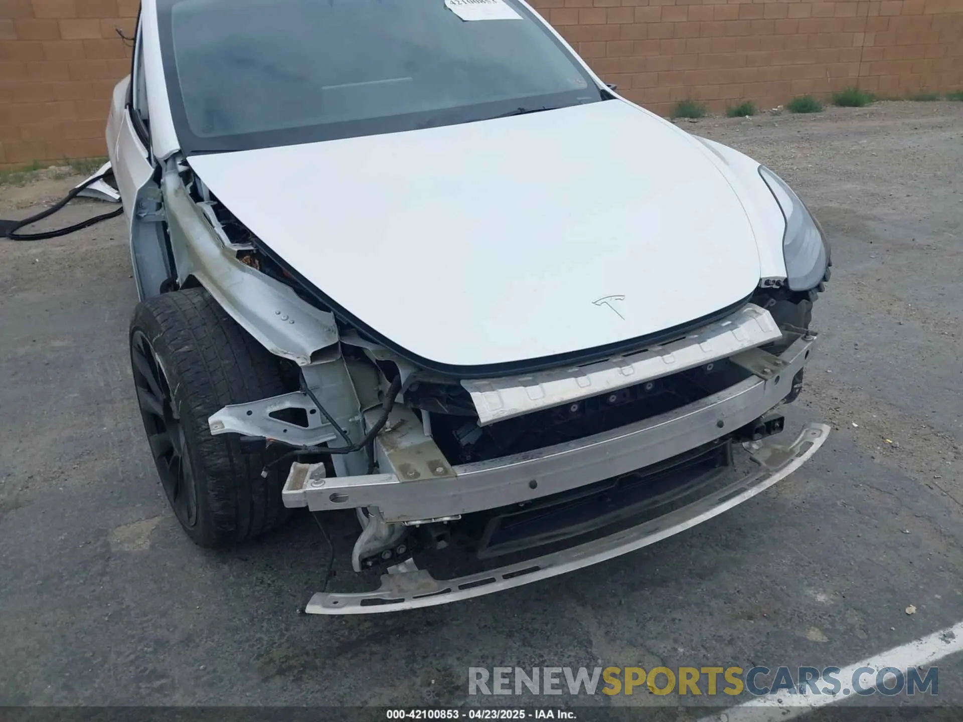 6 Фотография поврежденного автомобиля 7SAYGAEE4PF752629 TESLA MODEL Y 2023