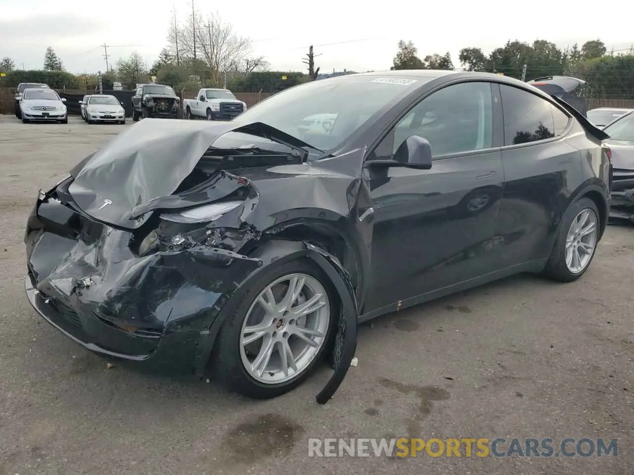 1 Photograph of a damaged car 7SAYGAEE4PF833159 TESLA MODEL Y 2023