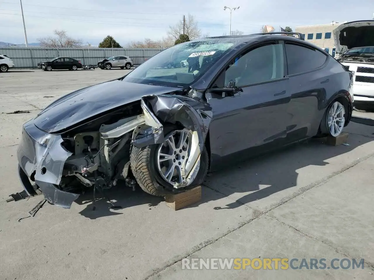 1 Photograph of a damaged car 7SAYGAEE4PF873757 TESLA MODEL Y 2023