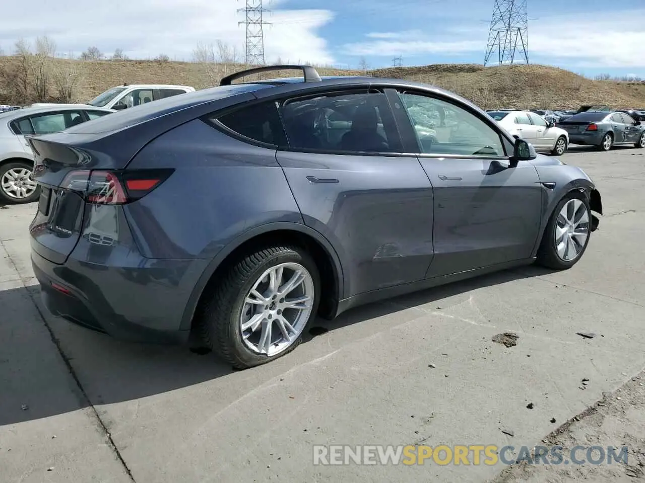 3 Photograph of a damaged car 7SAYGAEE4PF873757 TESLA MODEL Y 2023