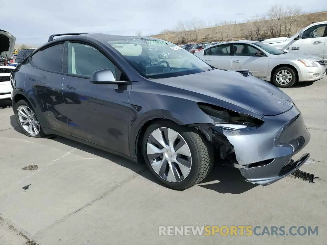 4 Photograph of a damaged car 7SAYGAEE4PF873757 TESLA MODEL Y 2023